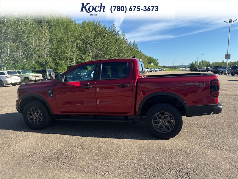 USED 2026 Ford Ranger XLT - Ruby Red Tri-coat Metallic Exterior / BLACK ONYX XLT CLOTH Interior - $49,995 - Stock #A26090A - VIN 1FTER4HHXTLE09039 - Photo 8