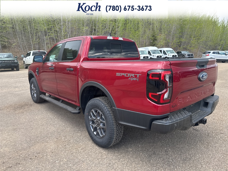 NEW 2026 Ford Ranger XLT - Ruby Red Tri-coat Metallic Exterior / BLACK ONYX XLT CLOTH Interior - $53,595 - Stock #A26074 - VIN 1FTER4HHXTLE09039 - Photo 9