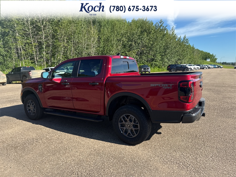 USED 2026 Ford Ranger XLT - Ruby Red Tri-coat Metallic Exterior / BLACK ONYX XLT CLOTH Interior - $49,995 - Stock #A26090A - VIN 1FTER4HHXTLE09039 - Photo 9
