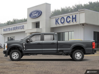 NEW 2027 Ford F-350 Super Duty Lariat - Carbonized Grey Metallic Exterior / BLACK ONYX, FRONT ACTIVEX TRIMMED 40/CONSOLE/40 SEATS Interior - $113,778 - Stock #A27005 - VIN 1FT8W3BM4VEC64674