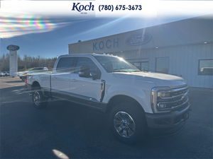 NEW 2027 Ford F-350 Super Duty King Ranch - Star White Tri-Coat Exterior / JAVA, UNIQUE KING RANCH LEATHER 40/CONSOLE/40 SEATS Interior - $126,768 - Stock #A27004 - VIN 1FT8W3BM5VEC38620
